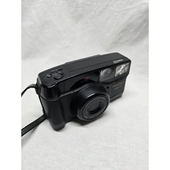 Pentax Zoom-90 Black Tele-Macro Auto Focus Point & Shoot Film Camera With Case - Picture 16 of 16